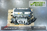 JDM 03-07 Honda Accord Element K24A 2.4L DOHC i-VTEC Engine with EGR — Approx. 62,000 Miles