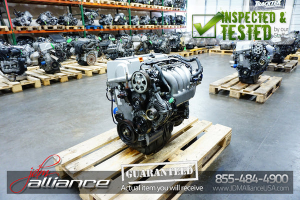 JDM 03-07 Honda Accord Element K24A 2.4L DOHC i-VTEC Engine with EGR · Serial K24A-5104179 · JDM Alliance LA, Vernon CA