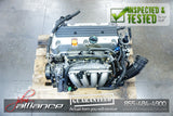 JDM 03-07 Honda Accord Element K24A 2.4L DOHC i-VTEC Engine with EGR — Approx. 64,000 Miles