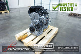 JDM 07-12 Nissan Altima QR25DE 2.5L DOHC Engine QR25