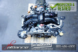 JDM 11-17 Subaru Forester FB25 2.5L DOHC 4 Cylinder Engine FB25B