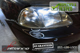JDM 96-98 Honda Civic EK9 EK4 SiR Type R Front Nose Cut Bumper Headlights Fender - JDM Alliance LLC