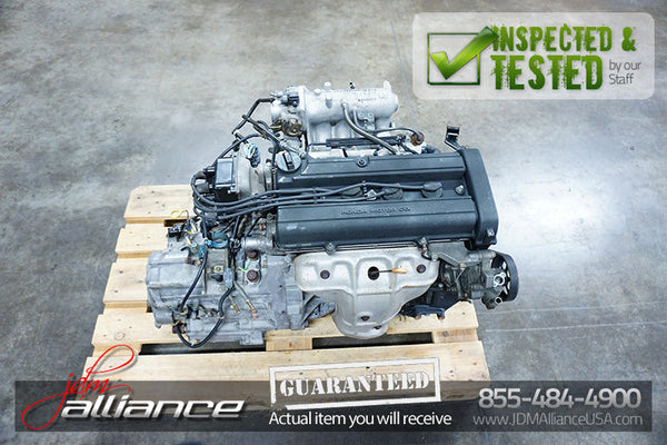 JDM 96-01 Honda B18B 1.8L DOHC Non VTEC Engine Civic Integra B18B1 OBD ...