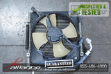 JDM 96-00 Honda Civic OEM A/C Condenser With Fan EK EJ D15B D16A B16