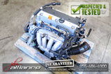 JDM 03-06 Honda Accord Element K24A 2.4L DOHC i-VTEC Engine Acura TSX K24A1 - JDM Alliance LLC