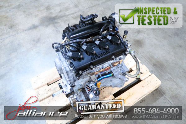 JDM 02-06 Nissan Altima Sentra QR20DE 2.0L DOHC Engine QR20 Replacement for QR25 · Serial QR20-340092A · JDM Alliance LA, Vernon CA