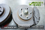 JDM 90-96 Nissan 300ZX Z32 Front 4pot Brakes Rotors Hubs Calipers Spindles