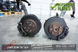 JDM 96-00 Honda Civic Front Brake Hubs Rotors Calipers Spindles 4x100 Integra