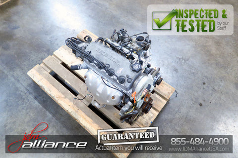 JDM 96-00 Honda D16A 1.6L SOHC obd2 *Non VTEC* Engine - D16Y7 ZC - JDM Alliance LLC