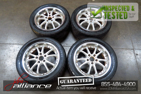 JDM Manaray Vertec VR5 Sport 17x7 Wheels 5x114.3 Rims - JDM Alliance LLC