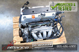 JDM 04-08 Honda K24A 2.4L DOHC i-VTEC RBB 200HP Engine K24A2 Acura TSX - JDM Alliance LLC